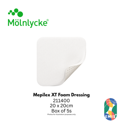 Molnlycke Mepilex XT Foam Dressing 20 x 20cm