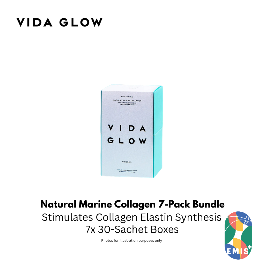 Vida Glow Natural Marine Collagen 30 Sachets Seven Pack Bundle