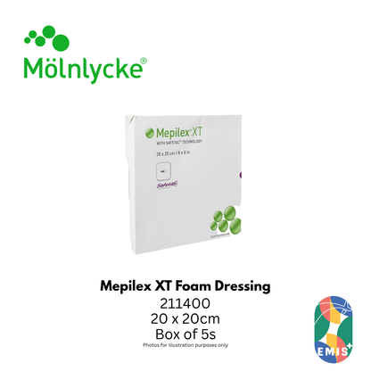 Molnlycke Mepilex XT Foam Dressing 20 x 20cm