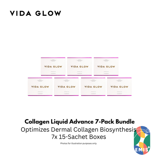 Vida Glow Collagen Liquid Advance 15 Sachets Seven Pack Bundle