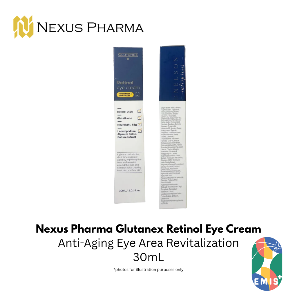 Nexus Pharma Glutanex 视黄醇眼霜：淡化皱纹和黑眼圈，打造年轻双眸