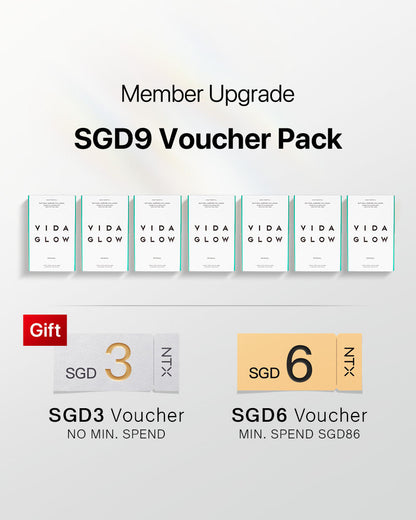 【Member Upgrade】Vida Glow Natural Marine Collagen 30 sachets*7 packs