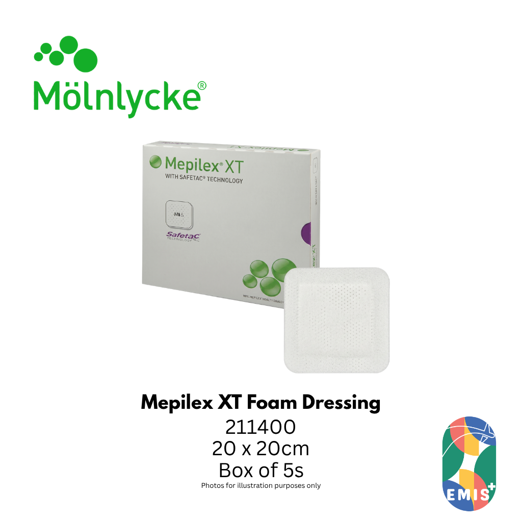 Molnlycke Mepilex XT Foam Dressing 20 x 20cm