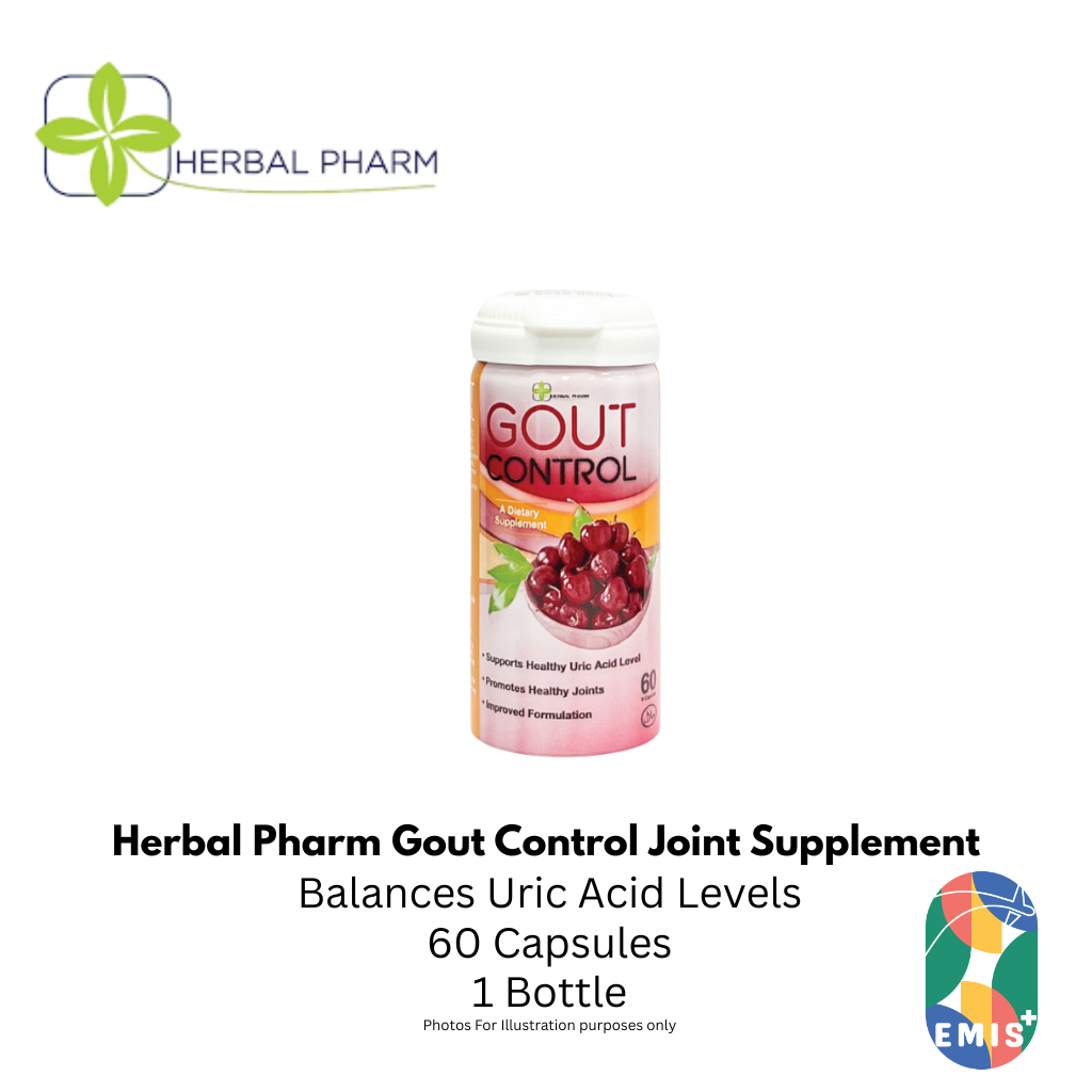 Herbal Pharm Gout Control: Natural Relief for Healthy Uric Acid & Joint Comfort