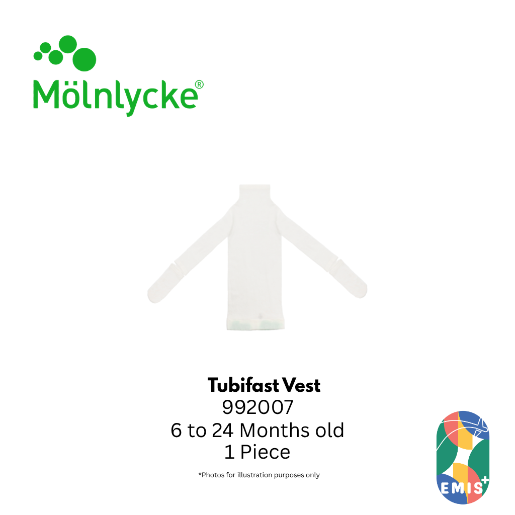 Molnlycke Tubifast Vest 6 to 24 Months 1s 992007