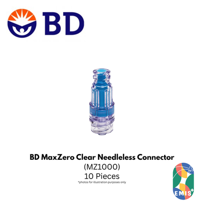BD MAXZERO CLEAR NEEDLELESS CONNECTOR (MZ1000) — Medical Equipment available at EMIS+ Singapore (emis.asia)