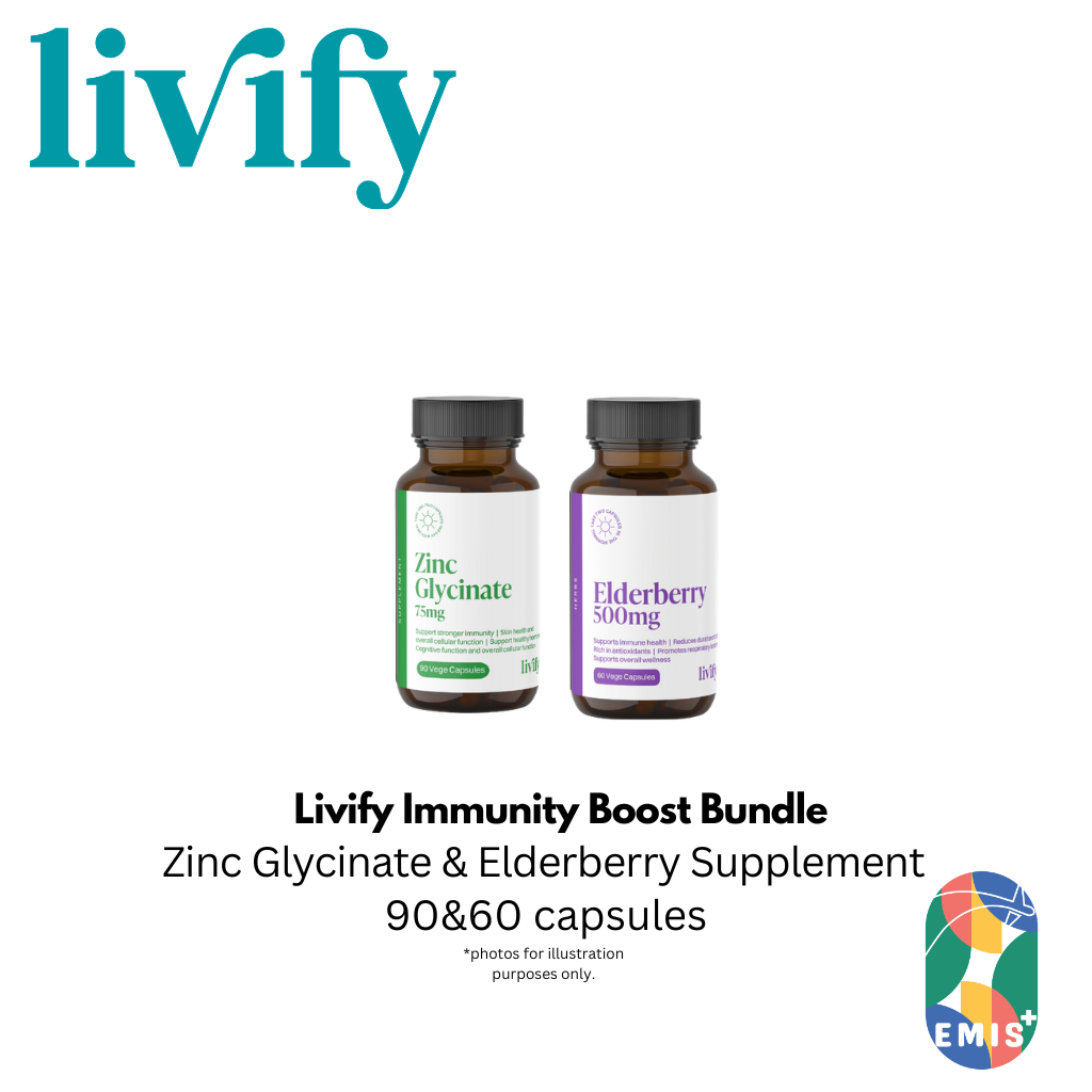 Livify Immunity Boost Bundle Elderberry and Zinc Glycinate Supplement Set