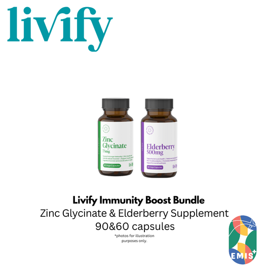 Livify Immunity Boost Bundle Elderberry and Zinc Glycinate Supplement Set