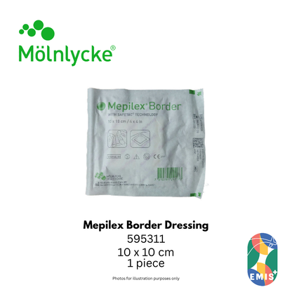 Molnlycke Mepilex Border Dressing 10 x 10 cm Piece
