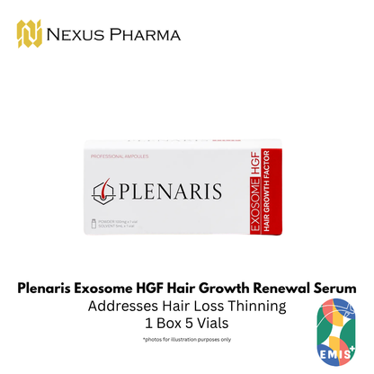 Plenaris Exosome HGF：高级生发精华，促进头发更浓密、更强韧，促进头皮再生