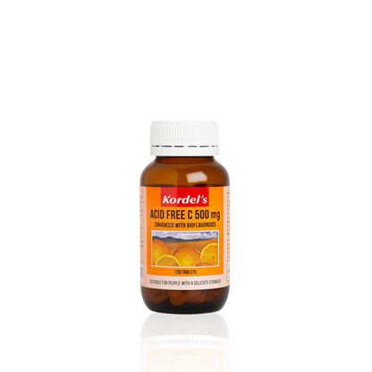 KORDEL’S ACID FREE C 500 mg ENHANCED WITH BIOFLAVONOIDS