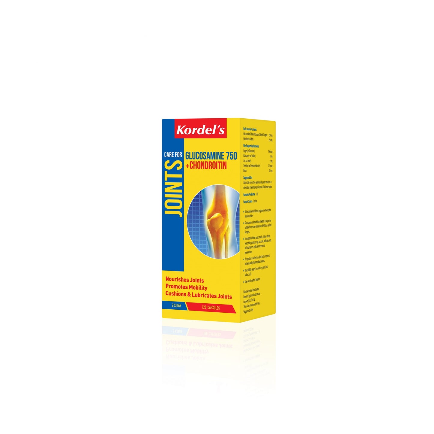 KORDEL’S GLUCOSAMINE 750 + CHONDROITIN