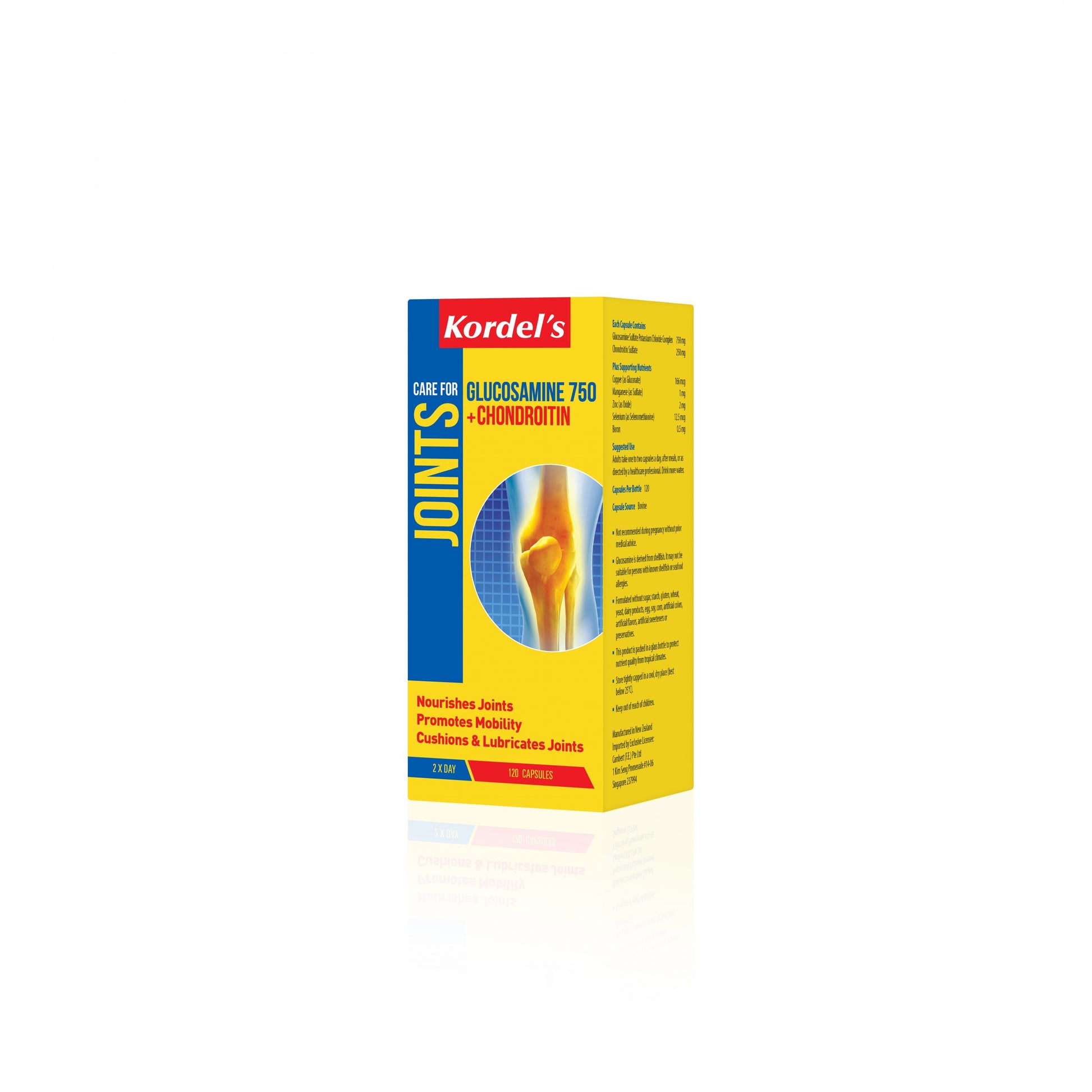 KORDEL’S GLUCOSAMINE 750 + CHONDROITIN