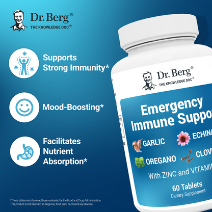 Emergency Immune Support with Zinc and Vitamin D – 60 Tablets