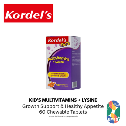KORDEL’S KID’S MULTIVITAMINS + LYSINE