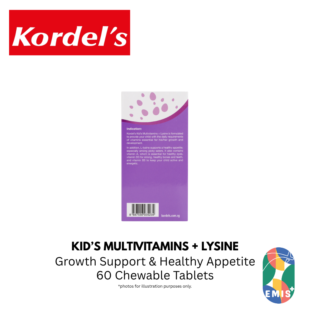 KORDEL’S KID’S MULTIVITAMINS + LYSINE