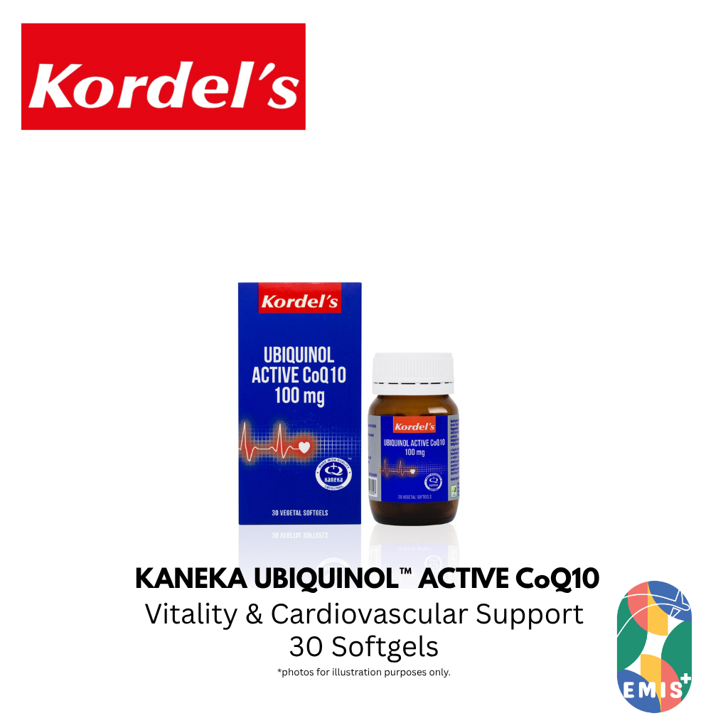 KORDEL’S KANEKA UBIQUINOL™ ACTIVE CoQ10 100 mg