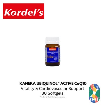 KORDEL’S KANEKA UBIQUINOL™ ACTIVE CoQ10 100 mg