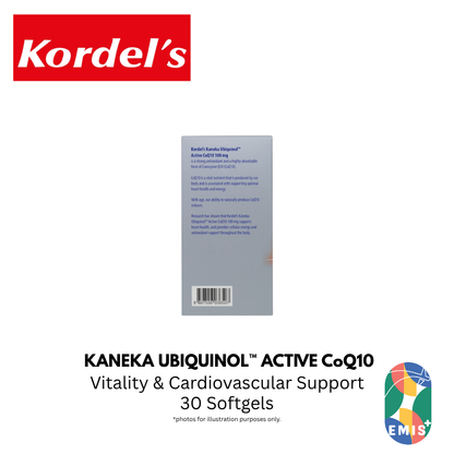 KORDEL’S KANEKA UBIQUINOL™ ACTIVE CoQ10 100 mg