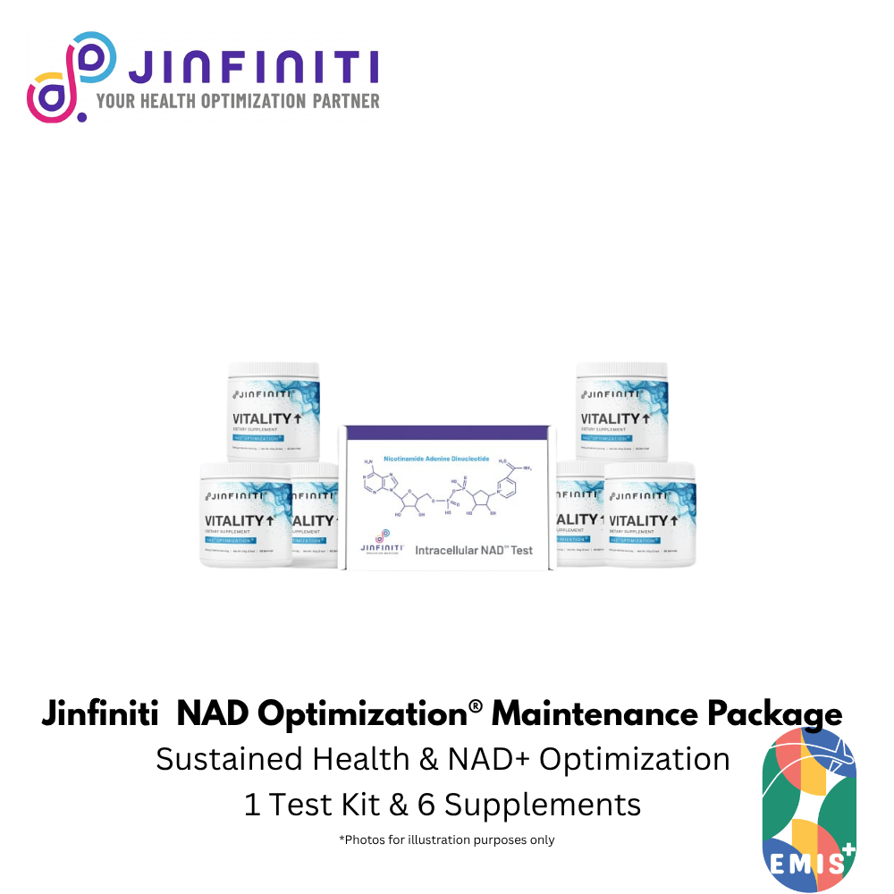 Jinfiniti NAD+ Maintenance Supplement Package - Cellular Health Support