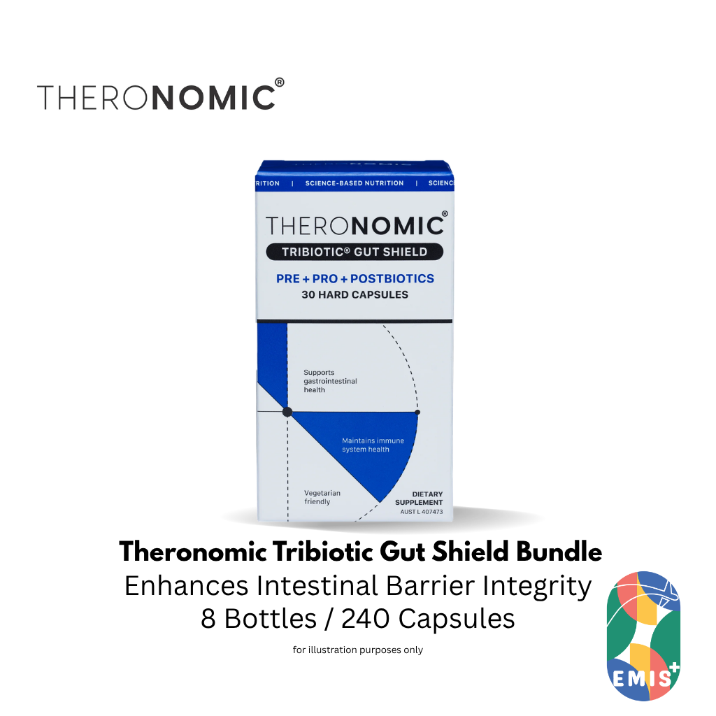 Bundle Sales Theronomic Tribiotic Gut Shield 30 Capsules 8 Bottles Get Free SGD9 Voucher Pack