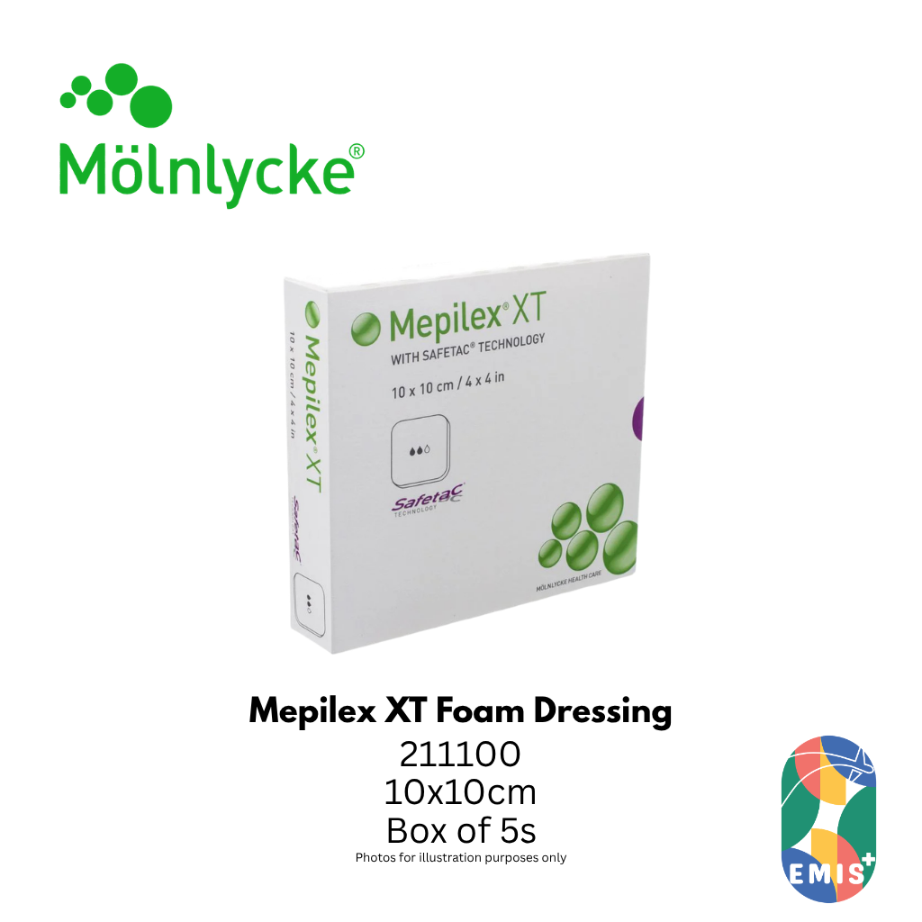 Molnlycke Mepilex XT Foam Dressing 10 x 10cm