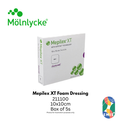 Molnlycke Mepilex XT Foam Dressing 10 x 10cm