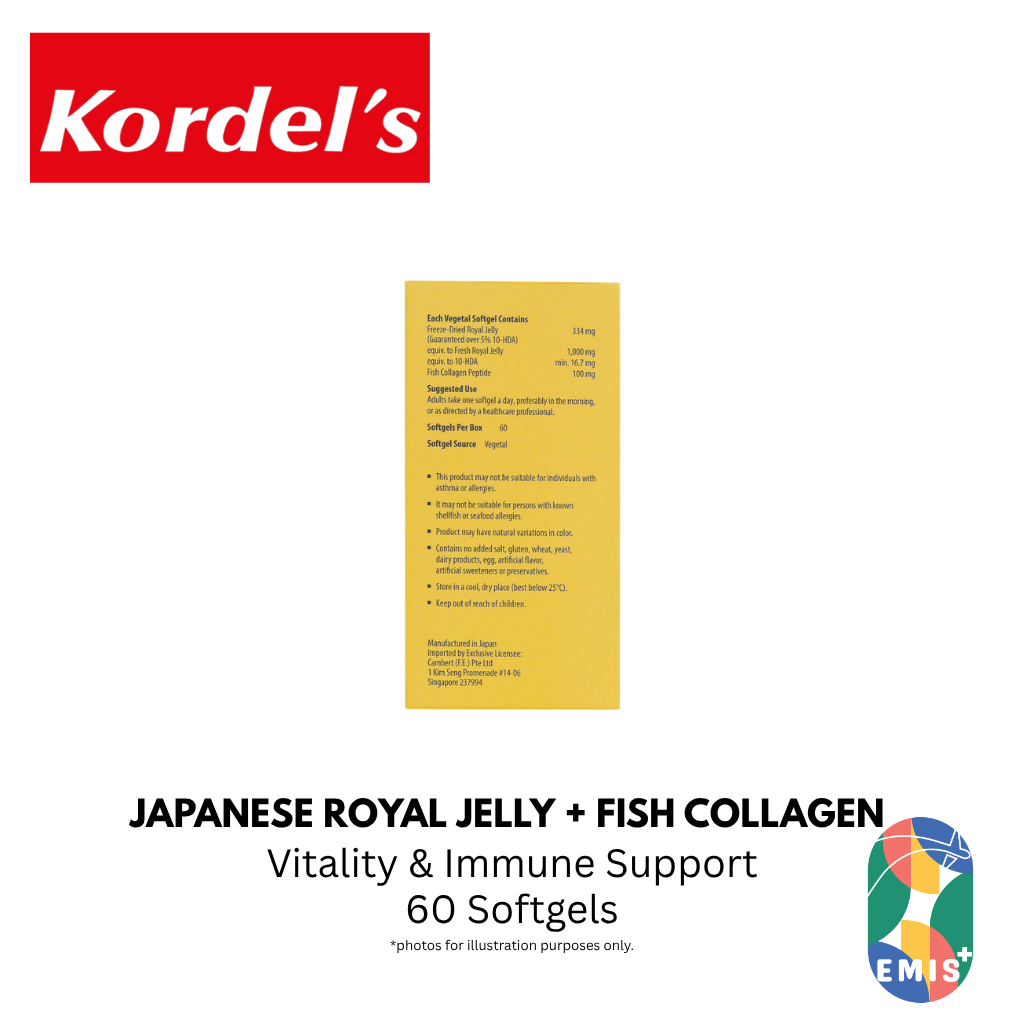 KORDEL’S JAPANESE ROYAL JELLY + FISH COLLAGEN PEPTIDE