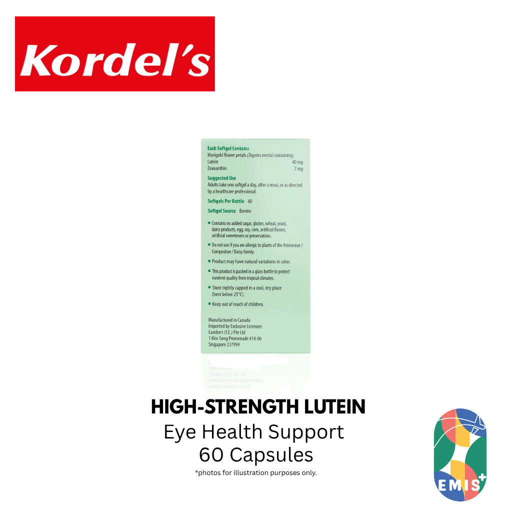 KORDEL’S HIGH-STRENGTH LUTEIN 40 mg