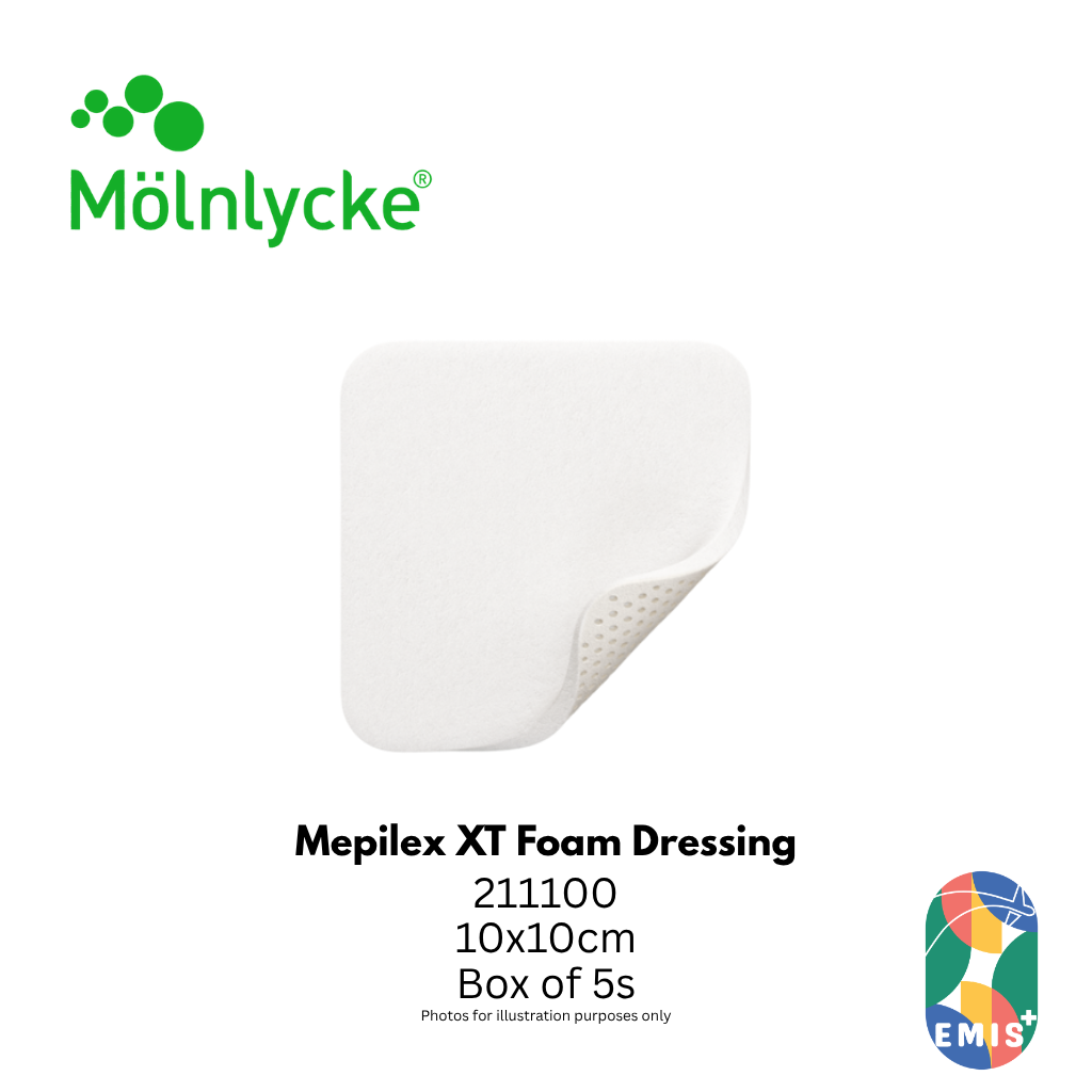 Molnlycke Mepilex XT Foam Dressing 10 x 10cm