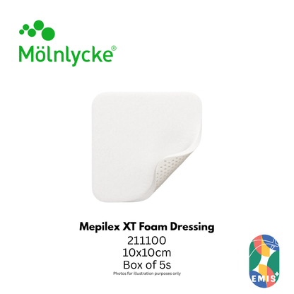 Molnlycke Mepilex XT Foam Dressing 10 x 10cm