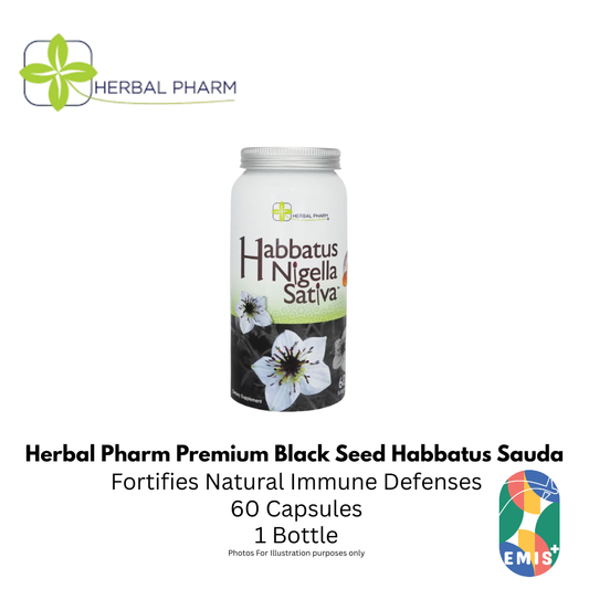 Herbal Pharm: Premium Black Seed (Nigella Sativa) 60 Softgels for Immune & Wellness
