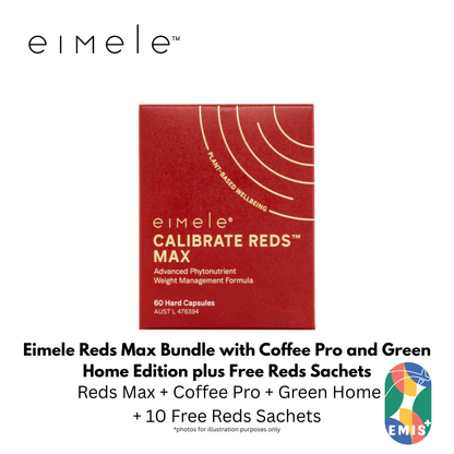 Eimele Reds Max Bundle with Coffee Pro and Green Home Edition plus Free Reds Sachets