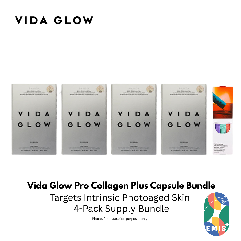 Vida Glow Pro Collagen Plus Bundle with Free Collagen Sachets