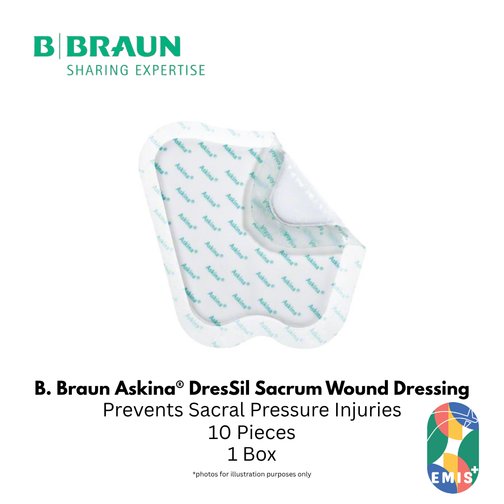 Bbraun Askina® DresSil Sacrum：高级硅胶泡沫敷料（10片装）