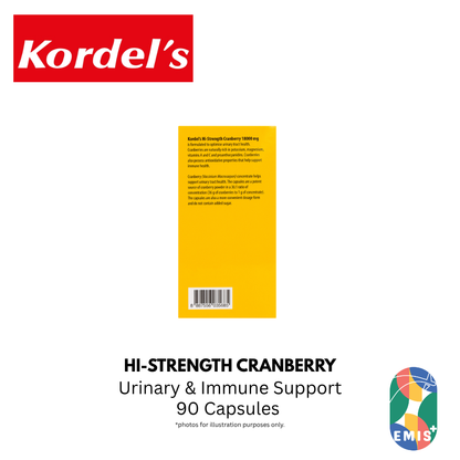 KORDEL’S HI-STRENGTH CRANBERRY 18000 mg