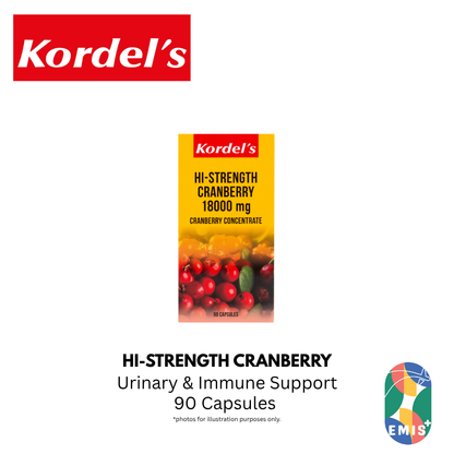 KORDEL’S HI-STRENGTH CRANBERRY 18000 mg