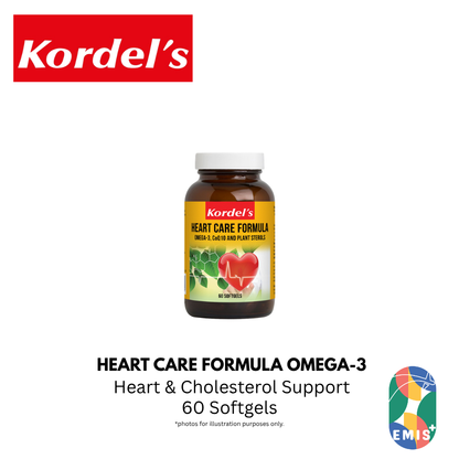 KORDEL’S HEART CARE FORMULA OMEGA-3, C0Q10 AND PLANT STEROLS