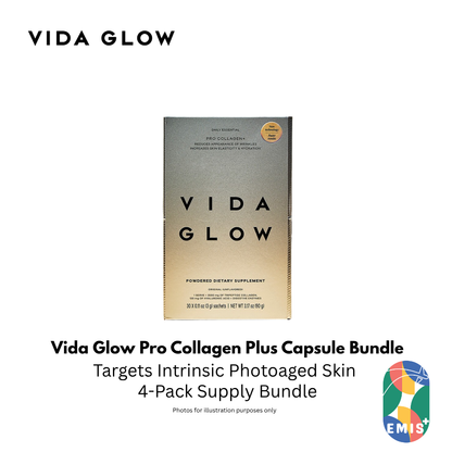 Vida Glow Pro Collagen Plus Bundle with Free Collagen Sachets