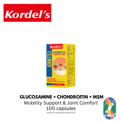 KORDEL’S GLUCOSAMINE 300 + CHONDROITIN + MSM
