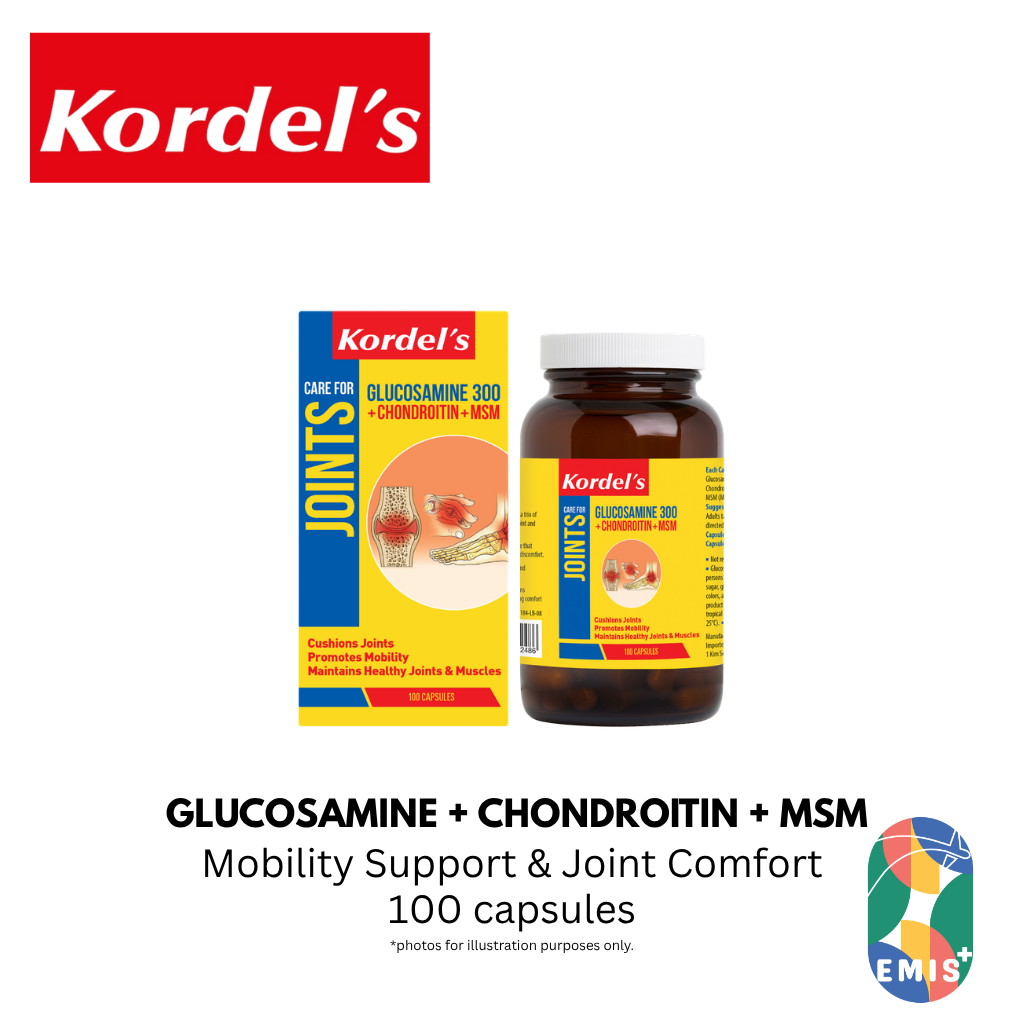 KORDEL’S GLUCOSAMINE 300 + CHONDROITIN + MSM