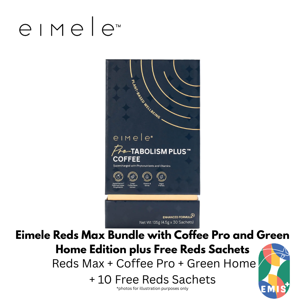 Eimele Reds Max Bundle with Coffee Pro and Green Home Edition plus Free Reds Sachets