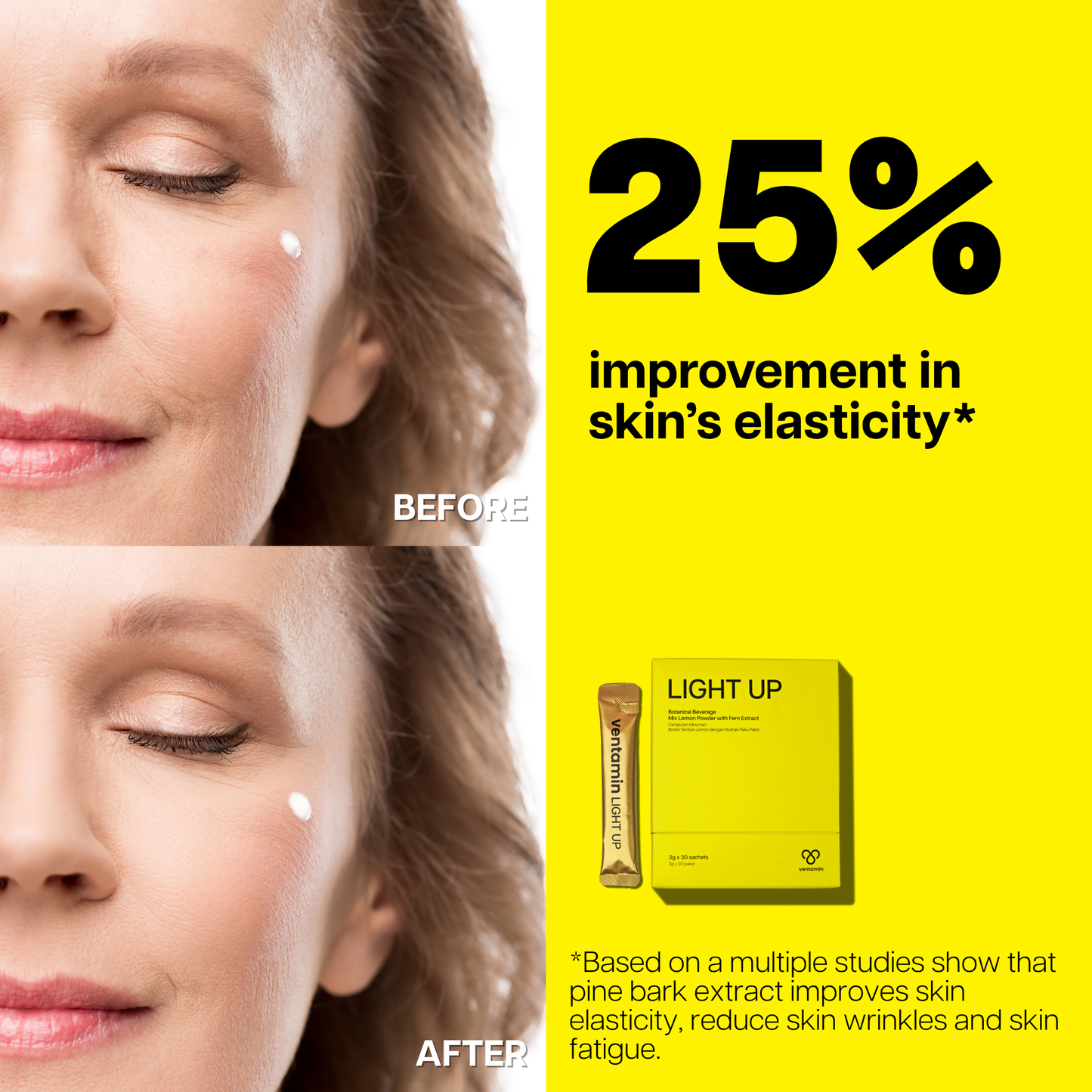 Ventamin Light Up Daily Glow Supplement for Brighter Skin Tone