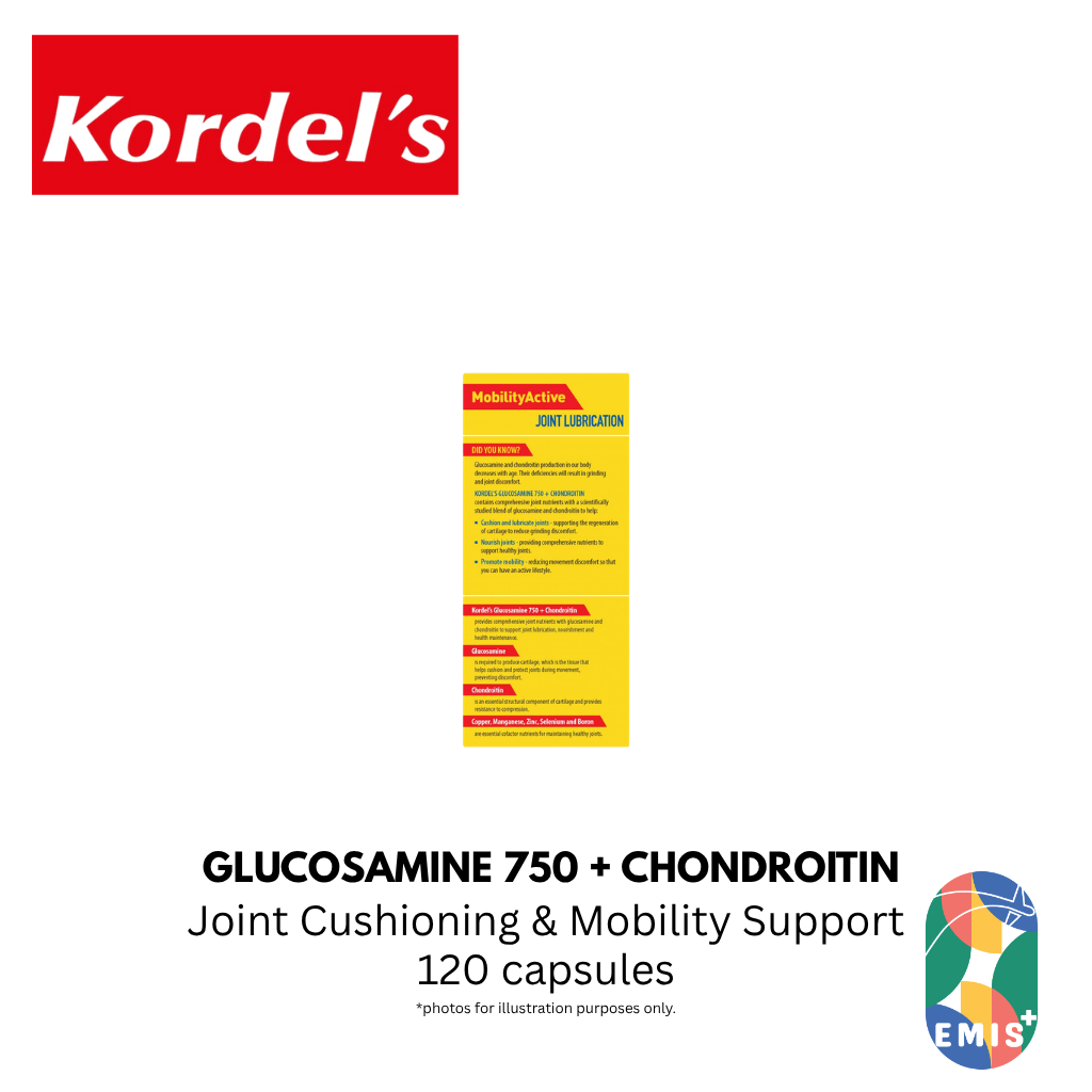 KORDEL’S GLUCOSAMINE 750 + CHONDROITIN
