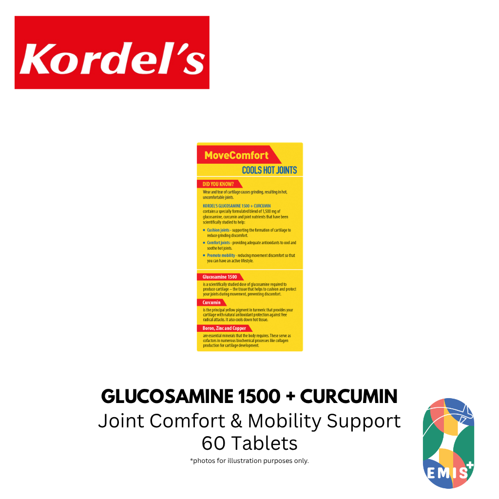 KORDEL’S GLUCOSAMINE 1500 + CURCUMIN