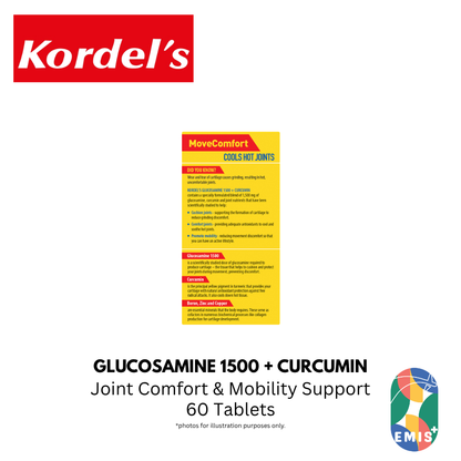KORDEL’S GLUCOSAMINE 1500 + CURCUMIN