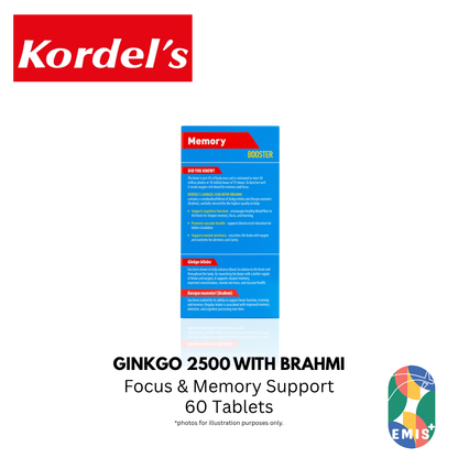 KORDEL’S GINKGO 2500 WITH BRAHMI