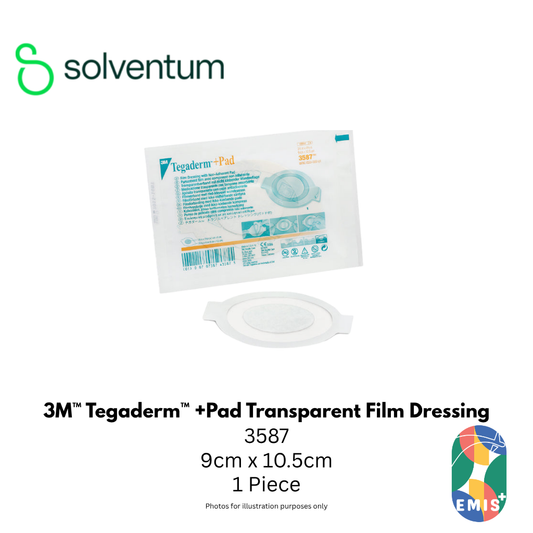 3M 3587 Tegaderm + Pad Transparent Dressing 9cm x 10.5cm