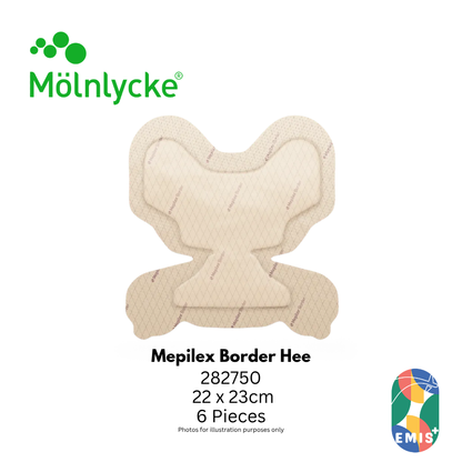 Mepilex Border Heel 22 x 23cm