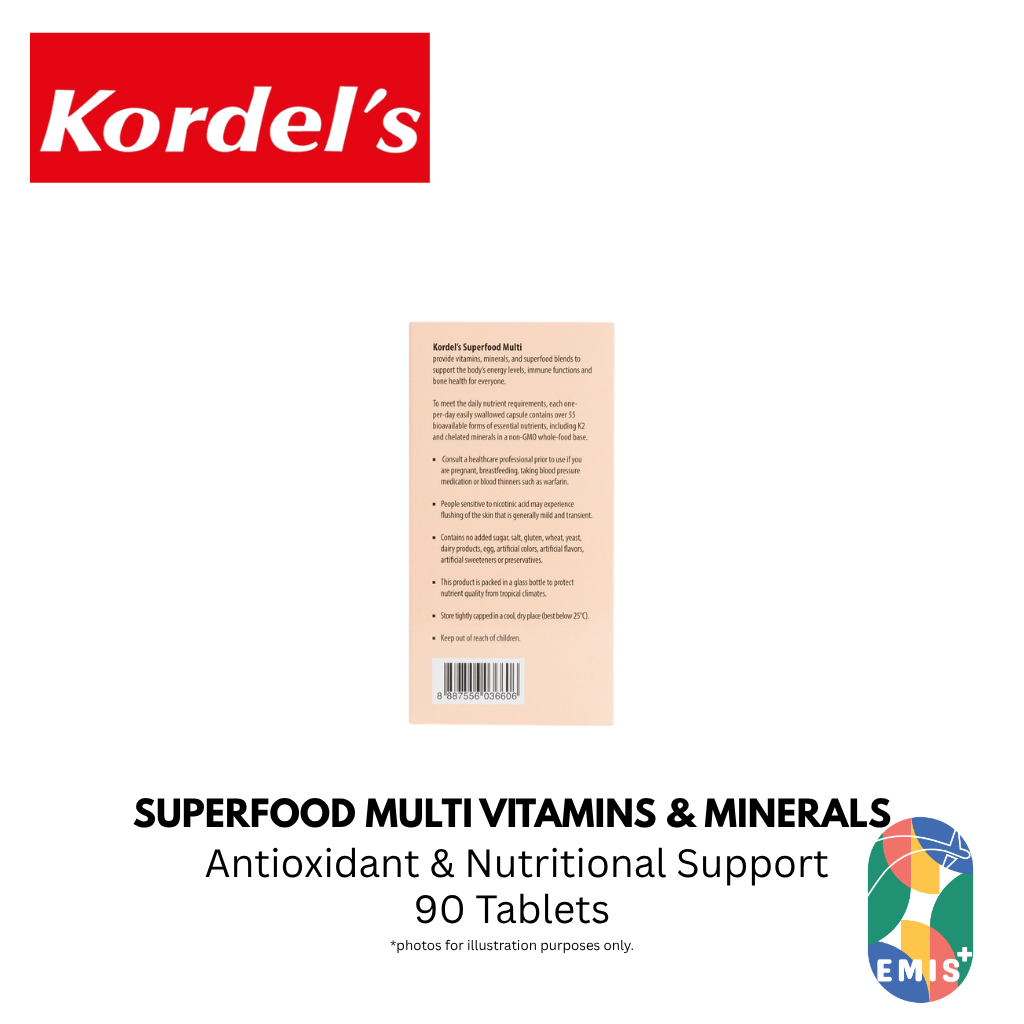 KORDEL’S SUPERFOOD MULTI VITAMINS AND MINERALS